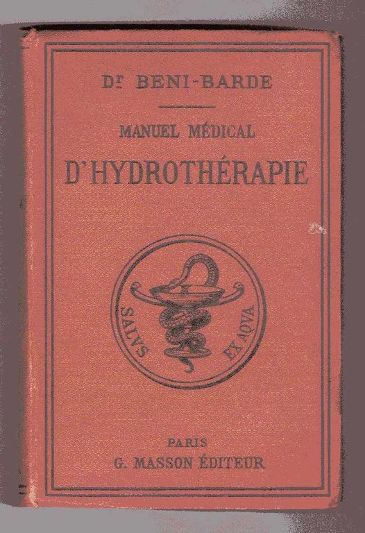 Manuel médical d'hydrothérapie