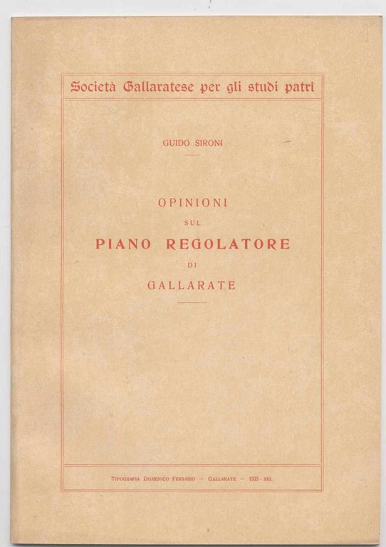 Opinioni sul piano regolatore di Gallarate