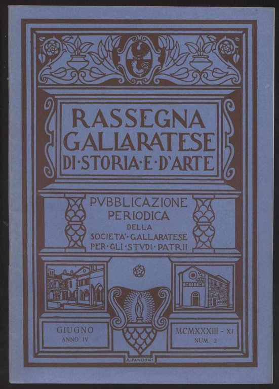 Rassegna gallaratese di storia e d'arte - 1933 Giugno -Anno …