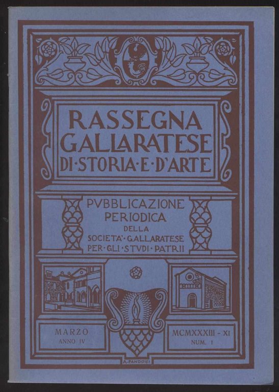 Rassegna gallaratese di storia e d'arte - 1933 Marzo -Anno …