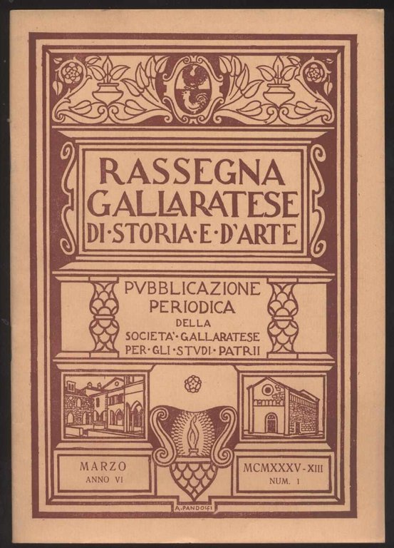 Rassegna gallaratese di storia e d'arte - 1935 Marzo -Anno …
