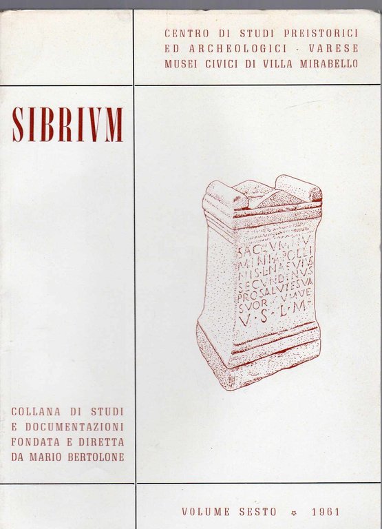 Sibrium Volume sesto - 1961