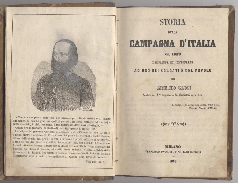 Storia della campagna d'Italia nel 1859 descritta ed illustrata per …