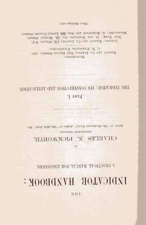 The indicator Handbook: A practical manual for engineers - Part …