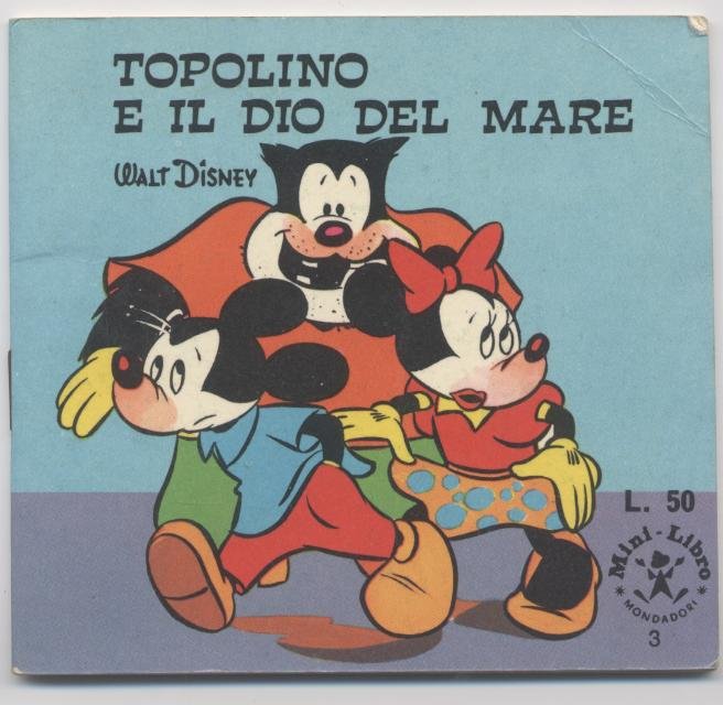 Topolino e il Dio del mare - Mini libro Mondadori