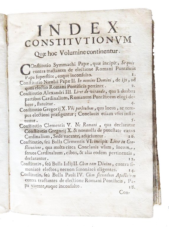 [1.]: Caeremoniale continens ritus electionis Romani Pontificis Gregorii Papae XV. … | Immagine Gallery 3