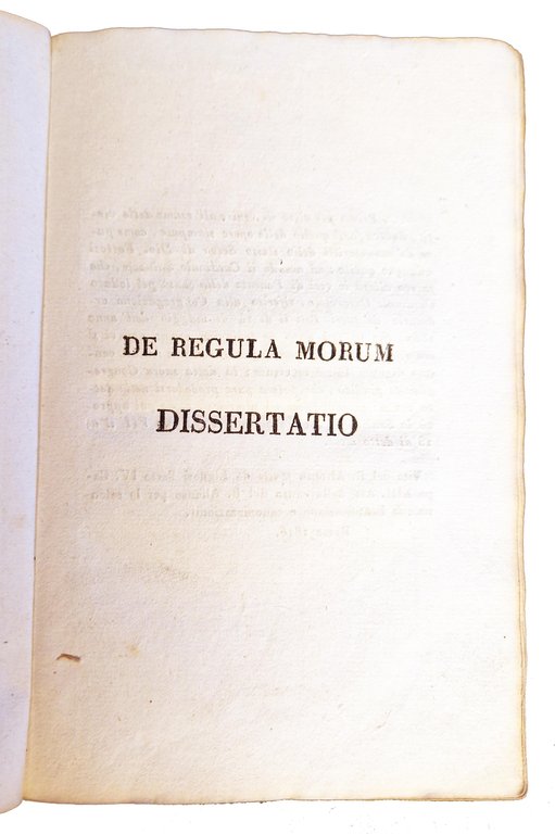 [1.]: De regula morum dissertatio. [2.]: De lucro ex mutuo …