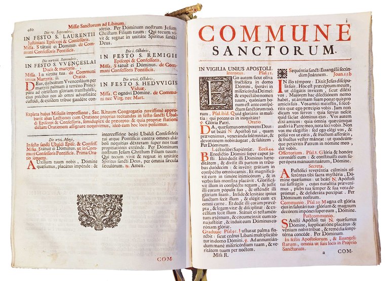 [1.]: Missale romanum ex decreto sacrosancti Concilii Tridentini restitutum, B. …