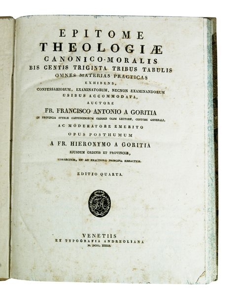 Epitome theologiae canonico-moralis bis centis triginta tribus tabulis omnes materias …