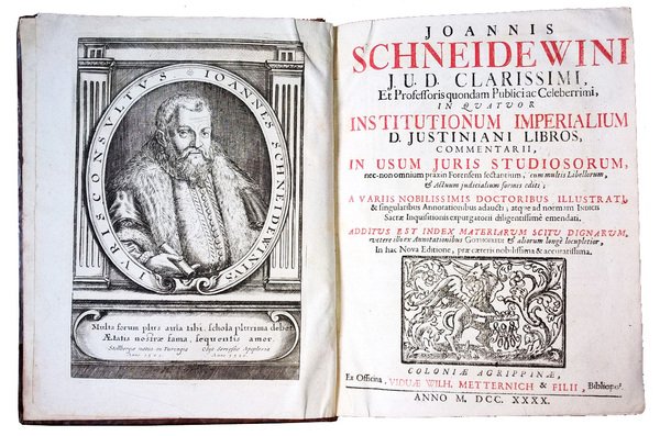 Joannis Schneidewini i.u.d. clarissimi, et professoris quondam publici ac celeberrimi, …