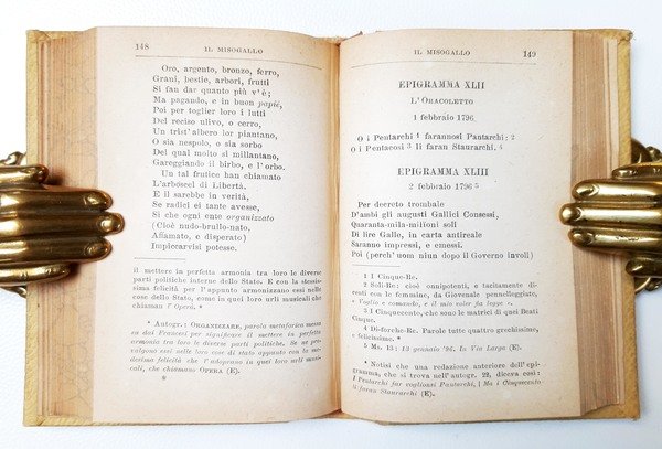 Il Misogallo. Le satire e gli epigrammi. Editi ed inediti …