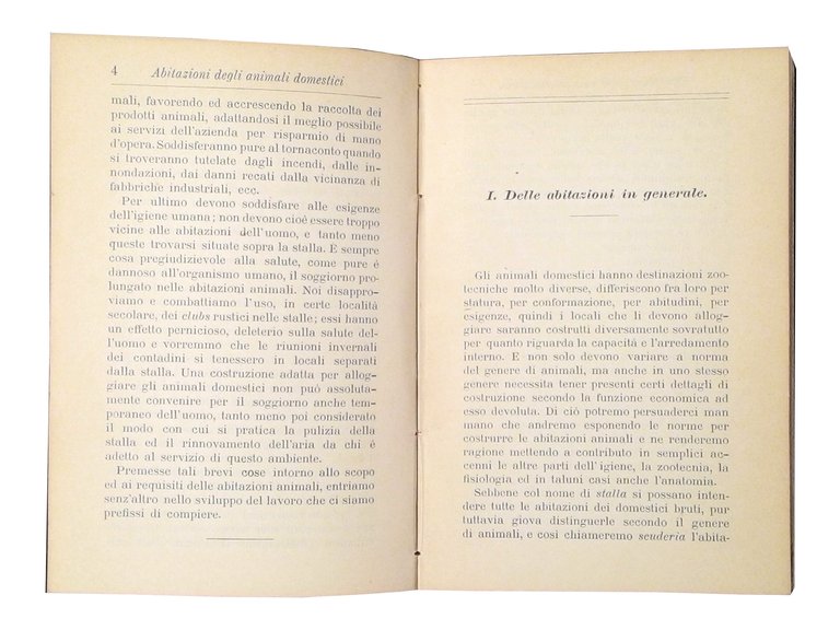 Abitazioni degli animali domestici del Dottor Ugo Barpi professore pareggiato …