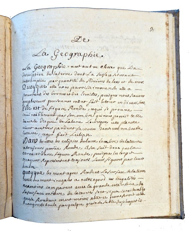 Abrege de la Cosmographie.