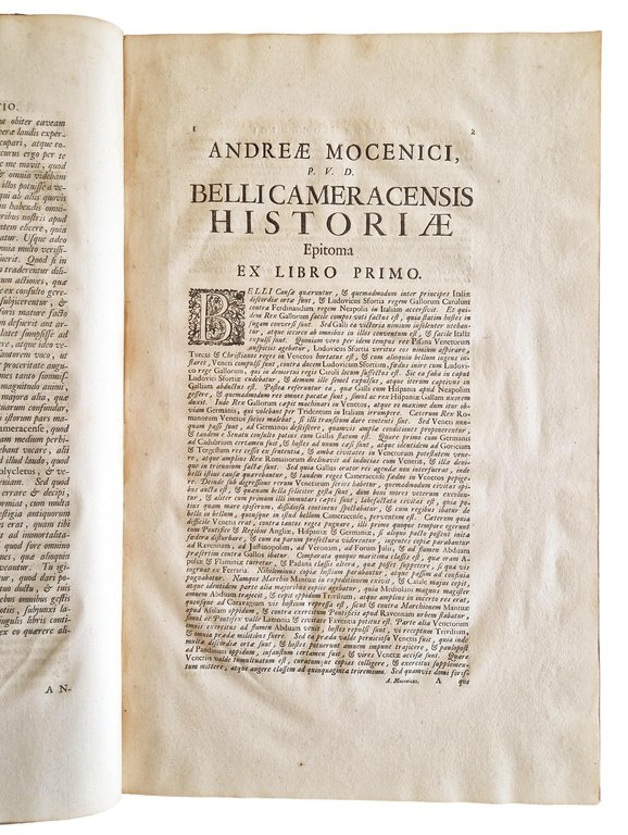 Andreae Mocenici, P.V.D., Belli memorabilis Cameracensis adversus Venetos historiae libri … | Immagine Gallery 3