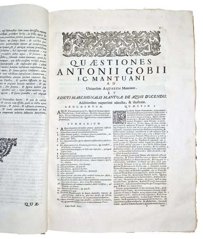 Antonii Gobii […] Tractatus varii; in quibus universa aquarum materia; … | Immagine Gallery 5