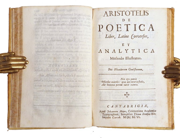 Aristotelous Peri poetikes. Aristotelis De poetica liber. Ex versione Theodori … | Immagine Gallery 8