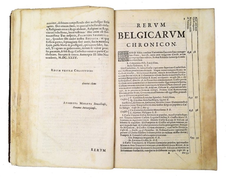 Auberti Miraei Rerum belgicarum chronicon ab Iulii Caesaris in Galliam …