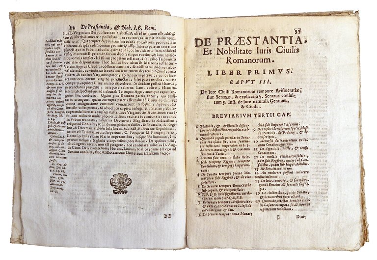 Caroli Tebaldi De praestantia et nobilitate Iuris Civilis Romanorum adversus … | Immagine Gallery 5
