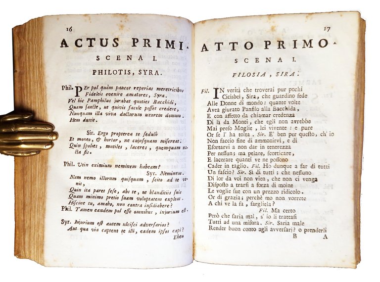 Commedie di Terenzio. [1.]: I due fratelli, commedia di Terenzio; …