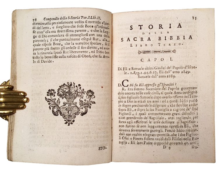 Compendio della sacra storia del Vecchio, e Nuovo Testamento con …