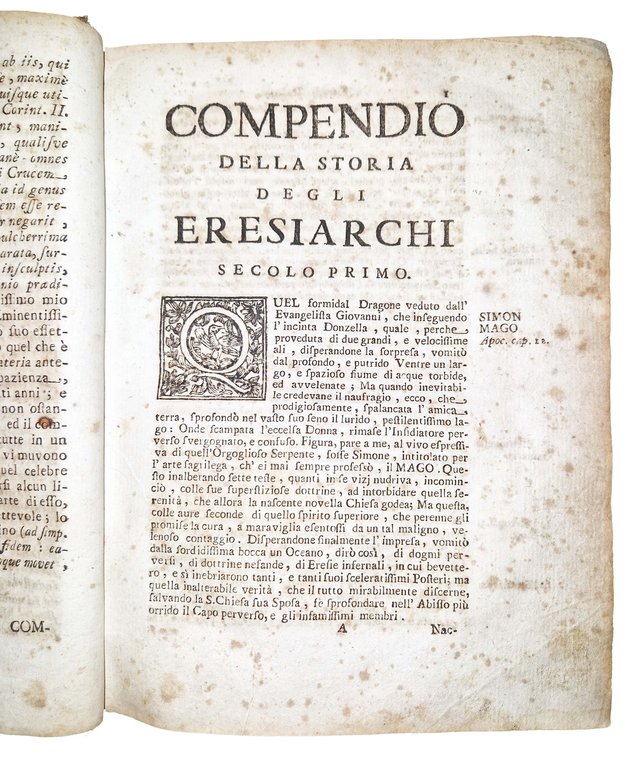 Compendio della storia degli eresiarchi, in cui si descrivono la … | Immagine Gallery 3