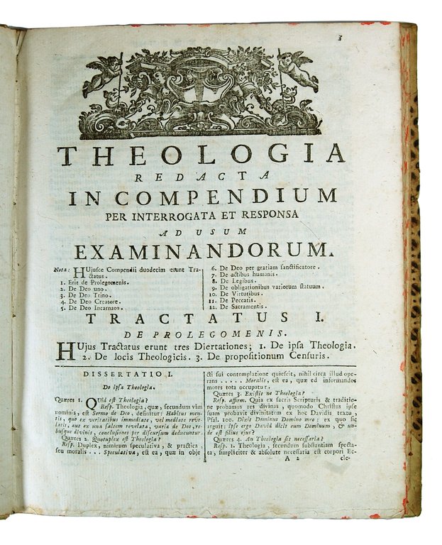 Compendium theologiae universae ad usum examinandorum. Auctore R. P. Thoma …