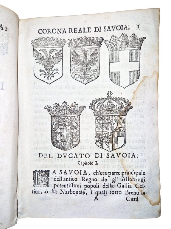 Corona reale di Savoia, o sia relatione delle provincie, e … | Immagine Gallery 5
