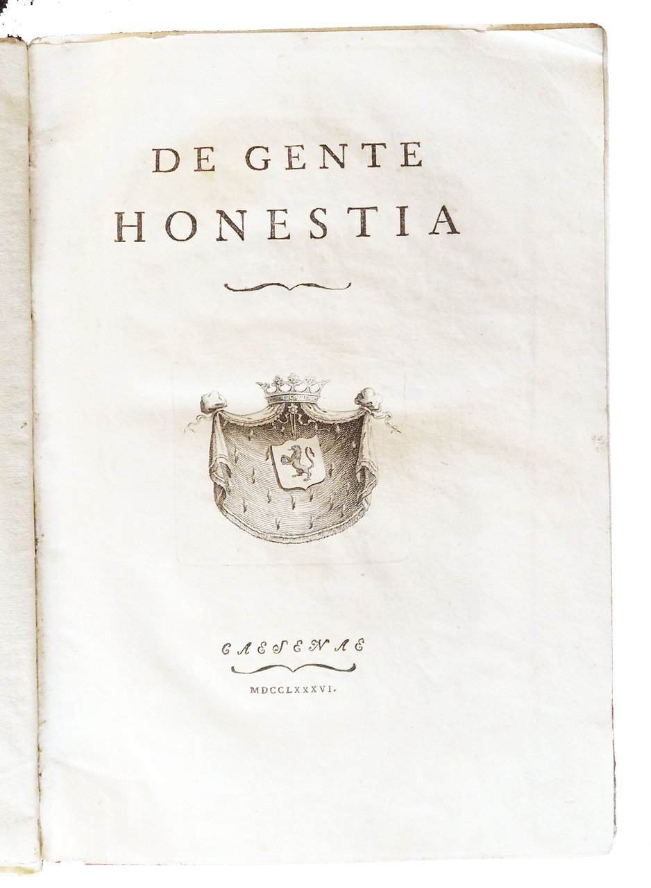 De gente Honestia. | Immagine principale