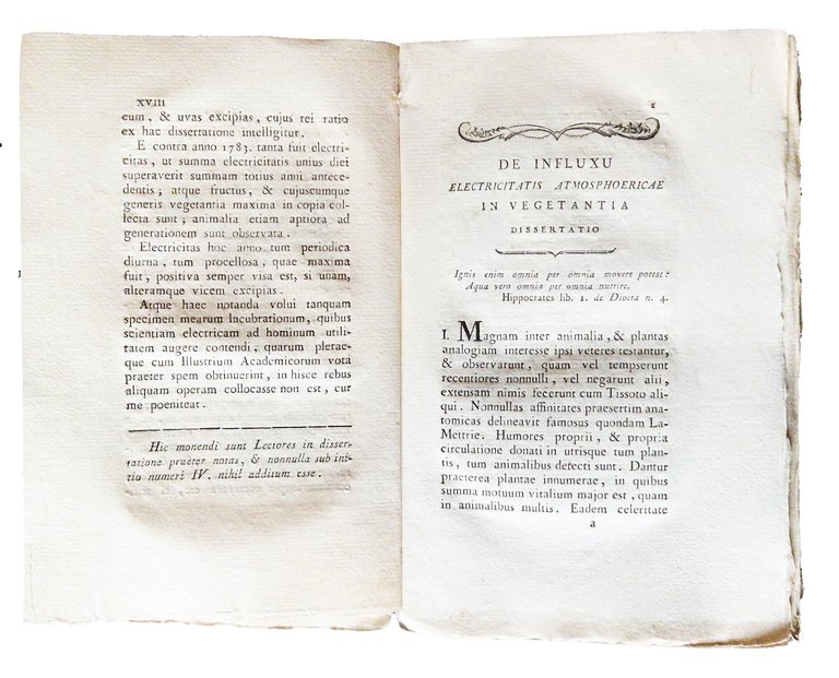 De influxu electricitatis atmosphaericae in vegetantia dissertatio ab Academia Lugdunensi … | Immagine Gallery 4