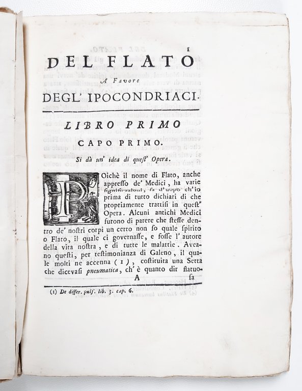 Del flato a favore degl'ipocondriaci. Libri due del dottor Giovanni …