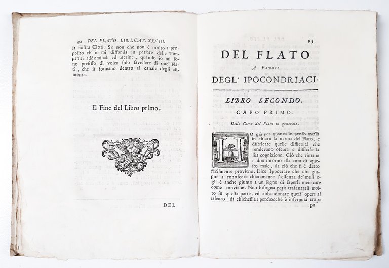 Del flato a favore degl'ipocondriaci. Libri due del dottor Giovanni …