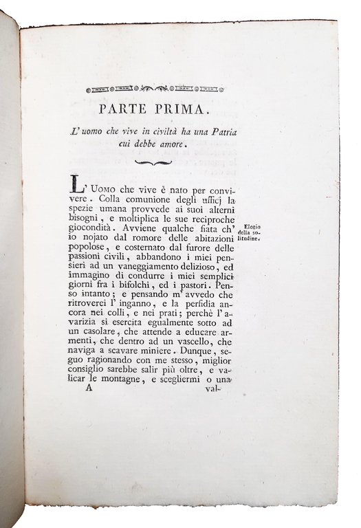 Dell'amore verso la patria, trattato dell'abate Giambatista conte Roberti.