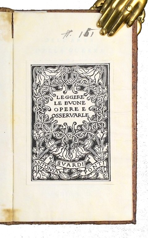 Dell'arte della guerra canti sei del reale filosofo di Sans-Souci. …