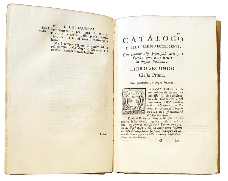 Della eloquenza Italiana di monsignore Giusto Fontanini arcivescovo di Ancira …