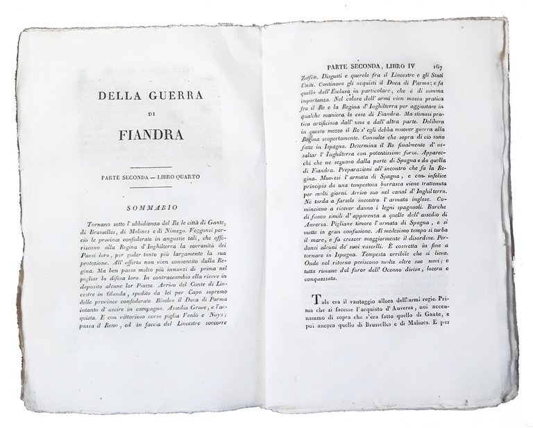 Della guerra di Fiandra descritta dal Cardinal Bentivoglio. Volume primo …