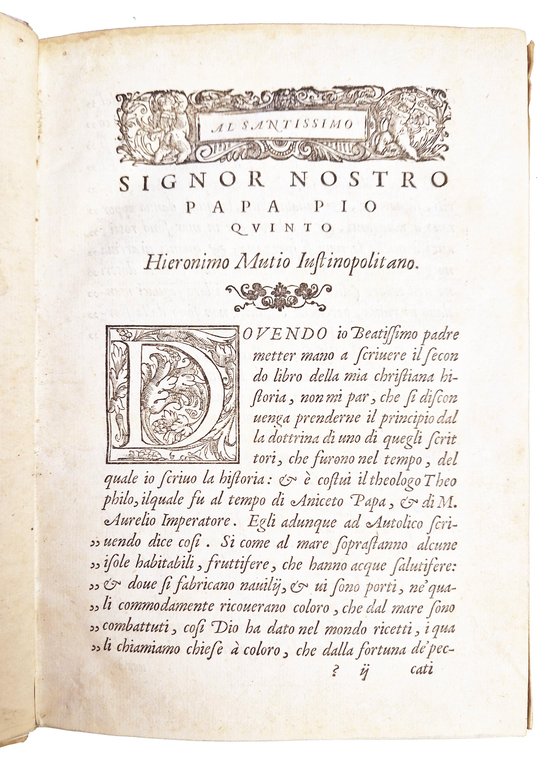 Della historia sacra del Mutio Iustinopolitano. Libro secondo: nel quale …