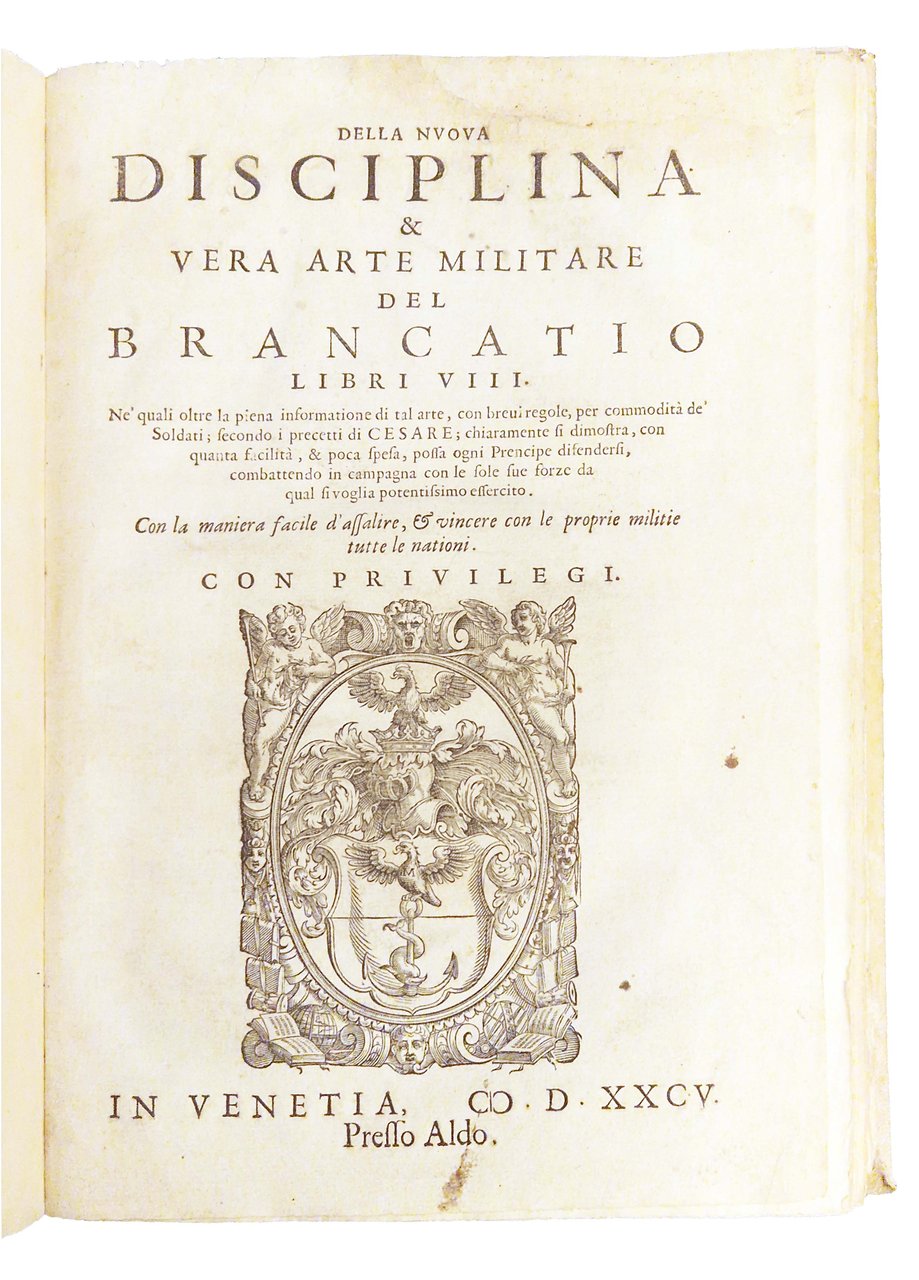 Della nuova disciplina & vera arte militare del Brancatio libri … | Immagine principale