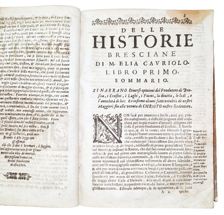 Delle historie bresciane di m. Helia Cauriolo libri dodeci, ne' … | Immagine Gallery 3