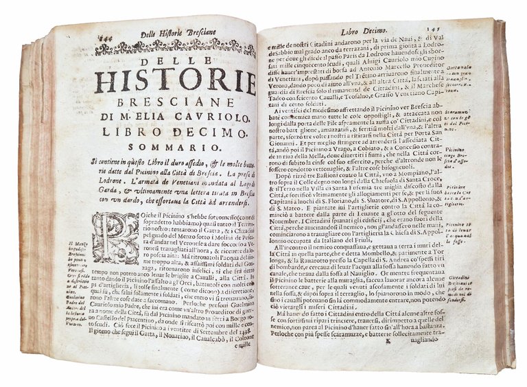 Delle historie bresciane di m. Helia Cauriolo libri dodeci, ne' … | Immagine Gallery 5
