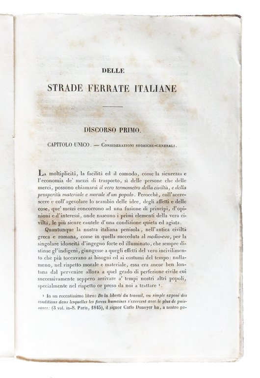 Delle strade ferrate italiane e del migliore ordinamento di esse: … | Immagine Gallery 3