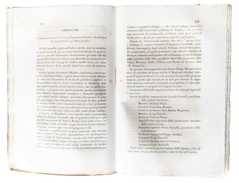 Delle strade ferrate italiane e del migliore ordinamento di esse: … | Immagine Gallery 5