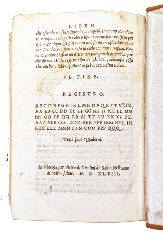 Dione. Delle guerre de Romani. Tradotto da M. Nicolo Leoniceno … | Immagine Gallery 10