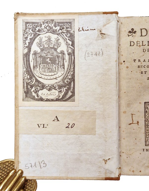 Dione. Delle guerre de Romani. Tradotto da M. Nicolo Leoniceno … | Immagine Gallery 4