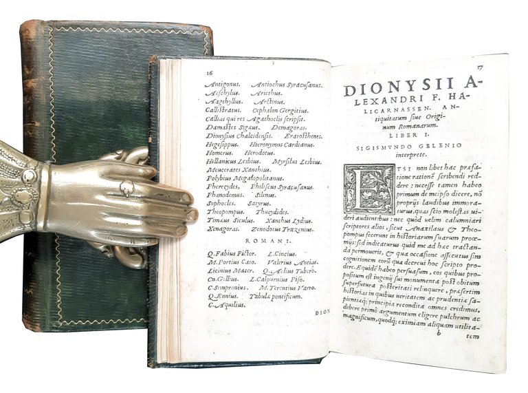 Dionysii Halicarnassei Antiquitatum, siue Originum Romanarum Libri X. Sigismundo Gelenio …