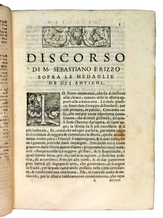 Discorso di M. Sebastiano Erizzo sopra le medaglie de gli …