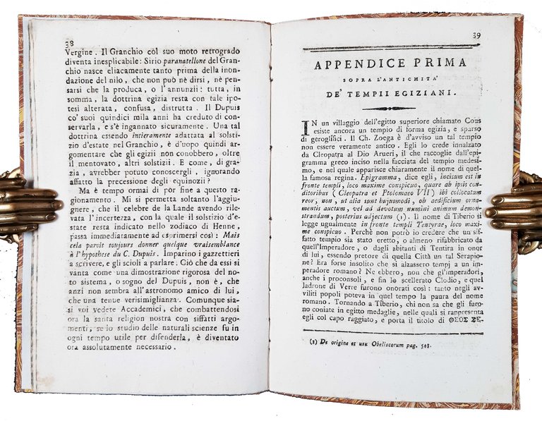 Dissertazione dell'abate Domenico Testa sopra due zodiaci nuovamente scoperti nell'Egitto …