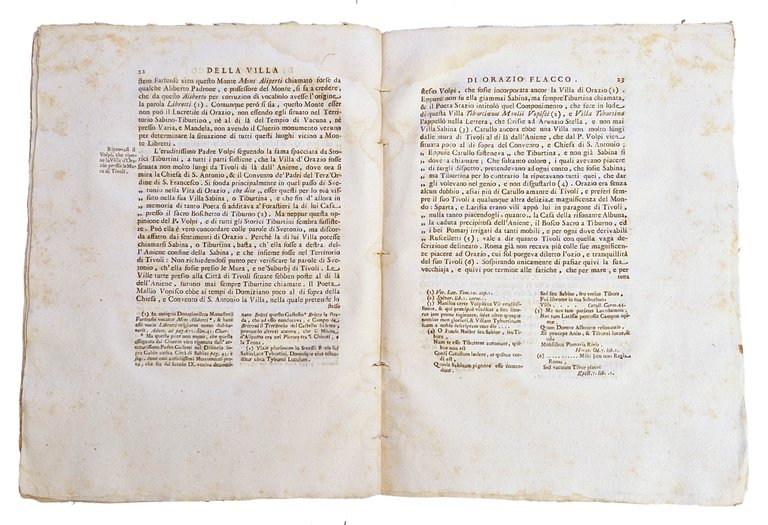 Dissertazione sopra la villa di Orazio Flacco dell'abbate Domenico De …