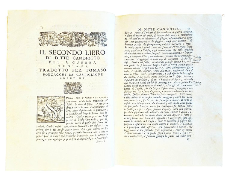 Ditte Candiotto e Darete Frigio della guerra troiana, tradotti per … | Immagine Gallery 5