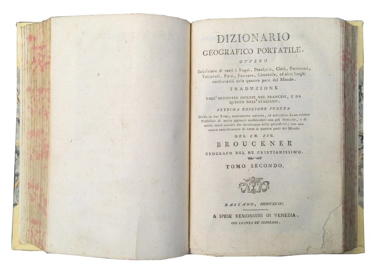 Dizionario geografico portatile, ovvero Descrizione di tutti i regni, provincie, …