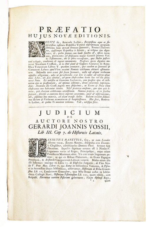 Donati Jannotii […] Dialogus de Republica Venetorum, cum notis Nicolai … | Immagine Gallery 2